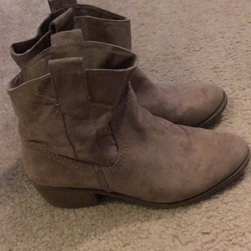 Tan boots